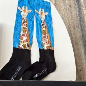 Noble Equestrian Giraffe socks